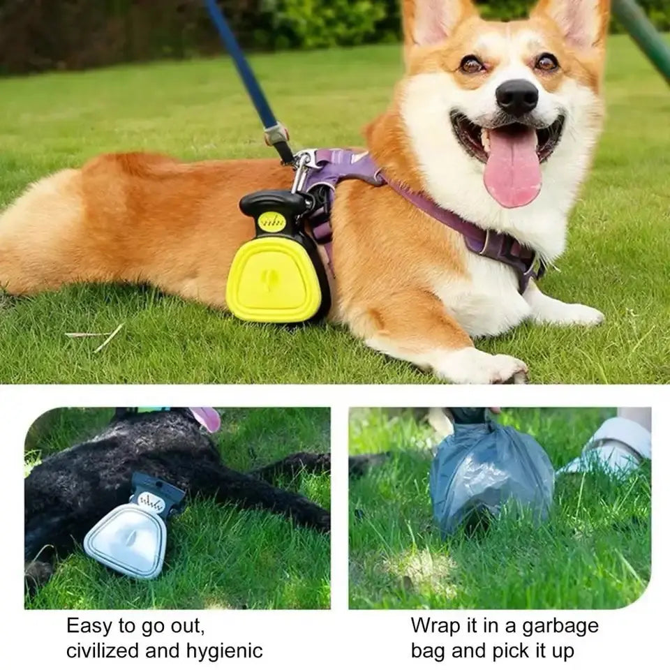 Foldable Pet Pooper Scooper - Easy to Carry & Store