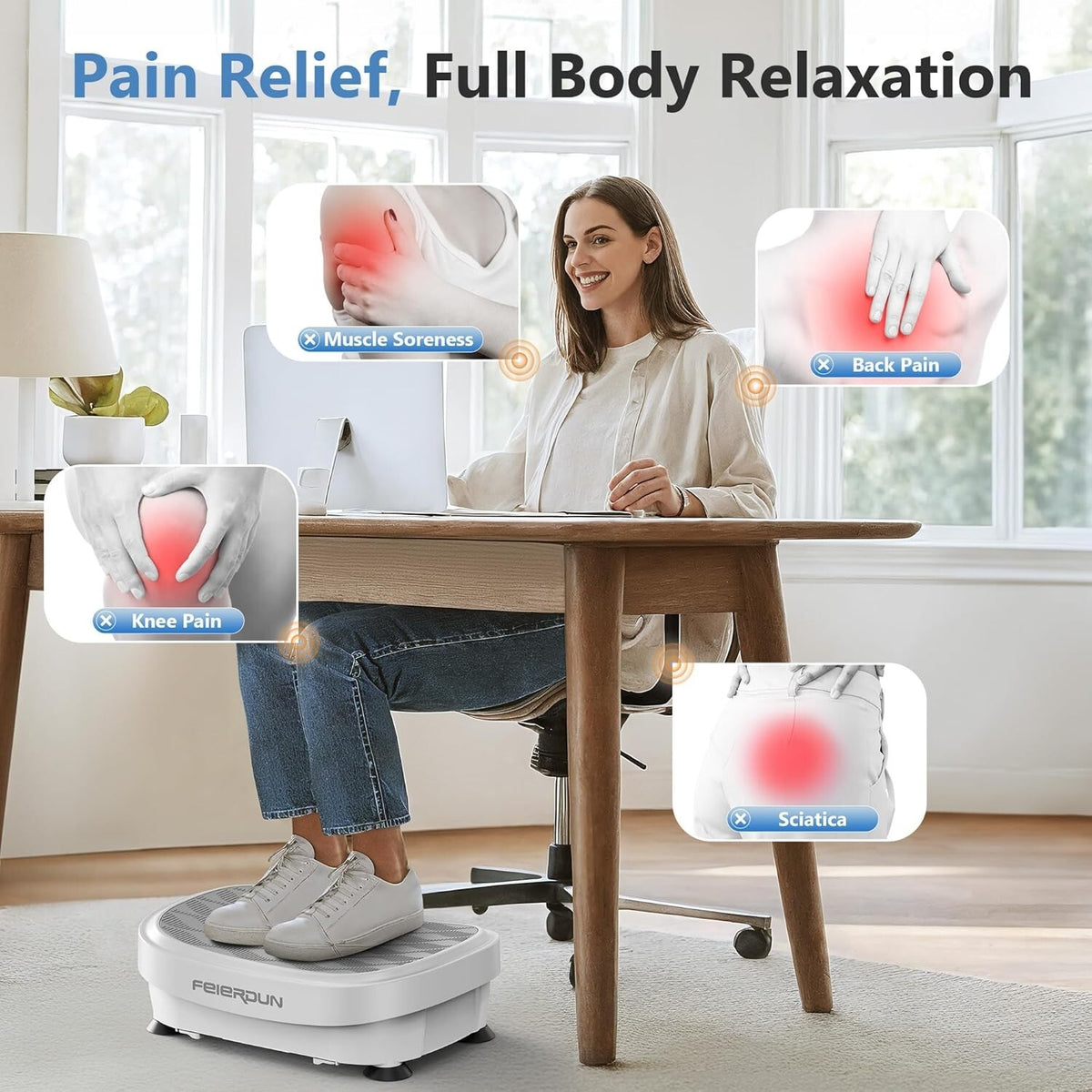 Whole Body Vibration Exercise Machine - Fitness Platform for Comprehensive Workout