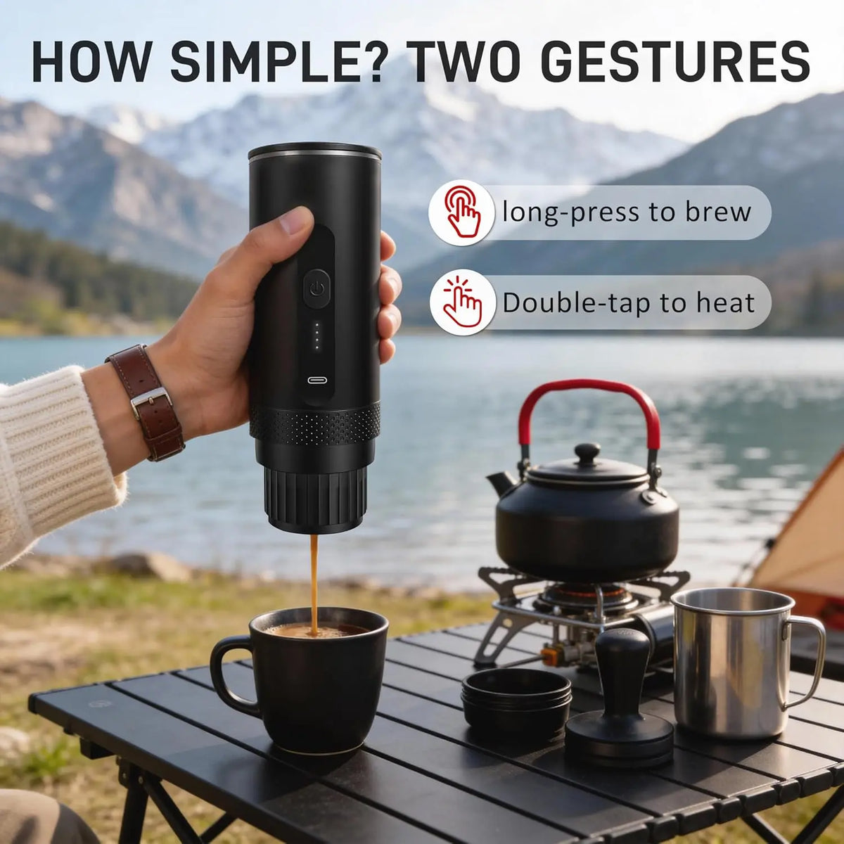 Portable Electric Espresso Maker