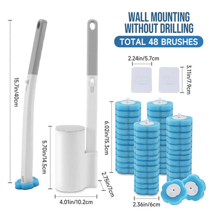 Disposable Toilet Brush Set