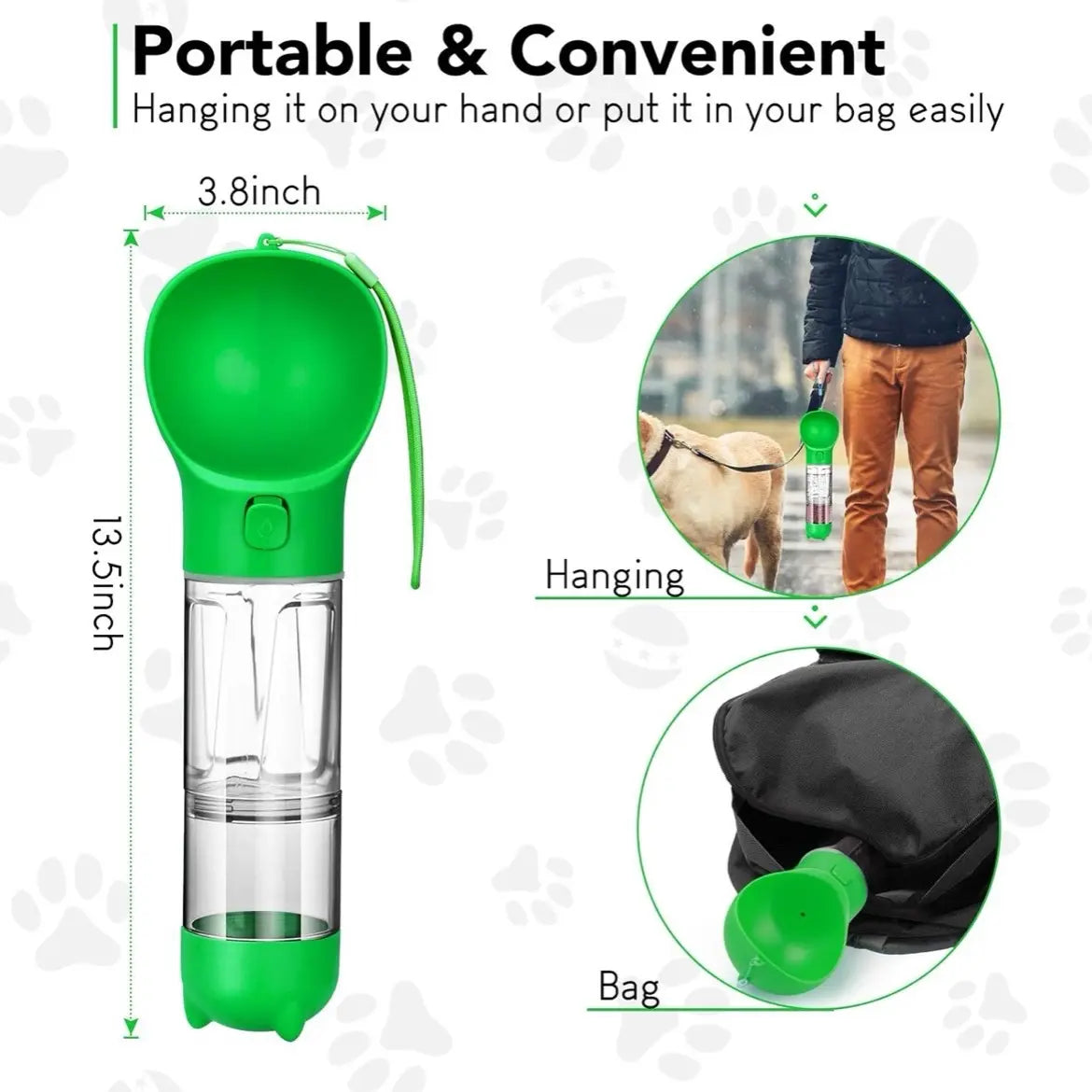 Pet Multi-Functional Water Bottle 