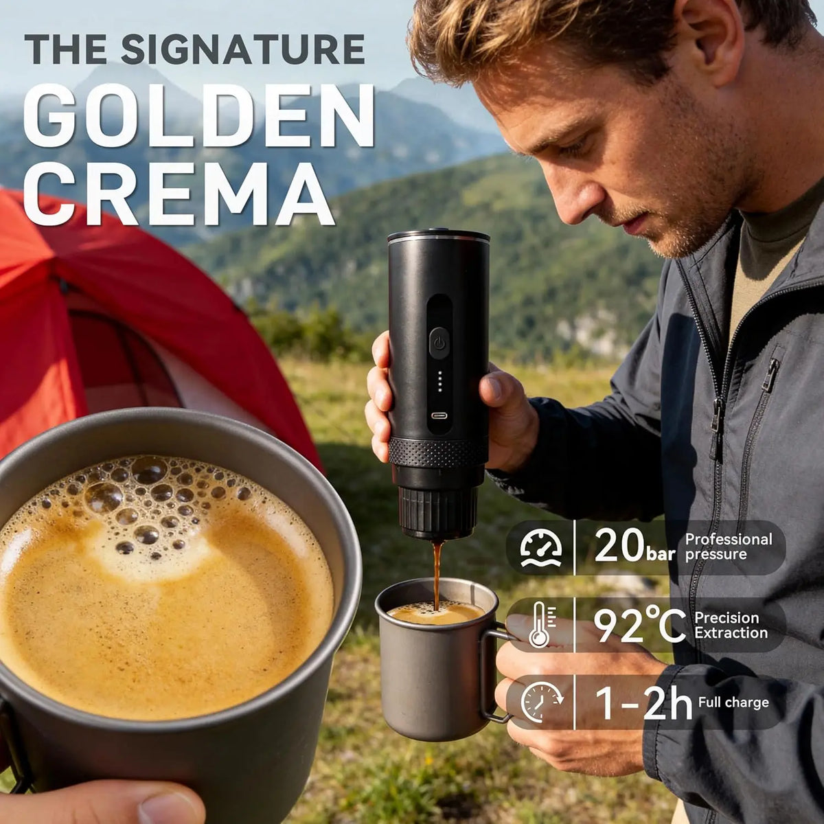 Portable Electric Espresso Maker