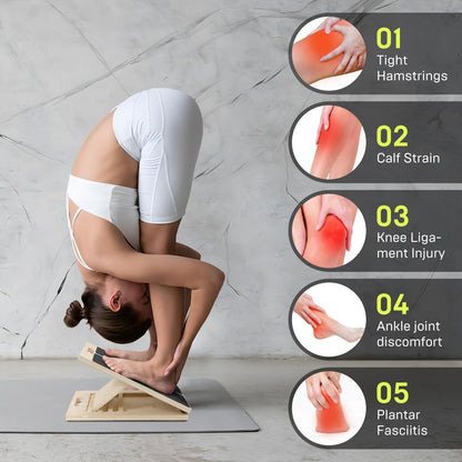 3Rd Gen Adjustable Slant Board for Calf Stretching & Squat Wedge – Non-Slip P...