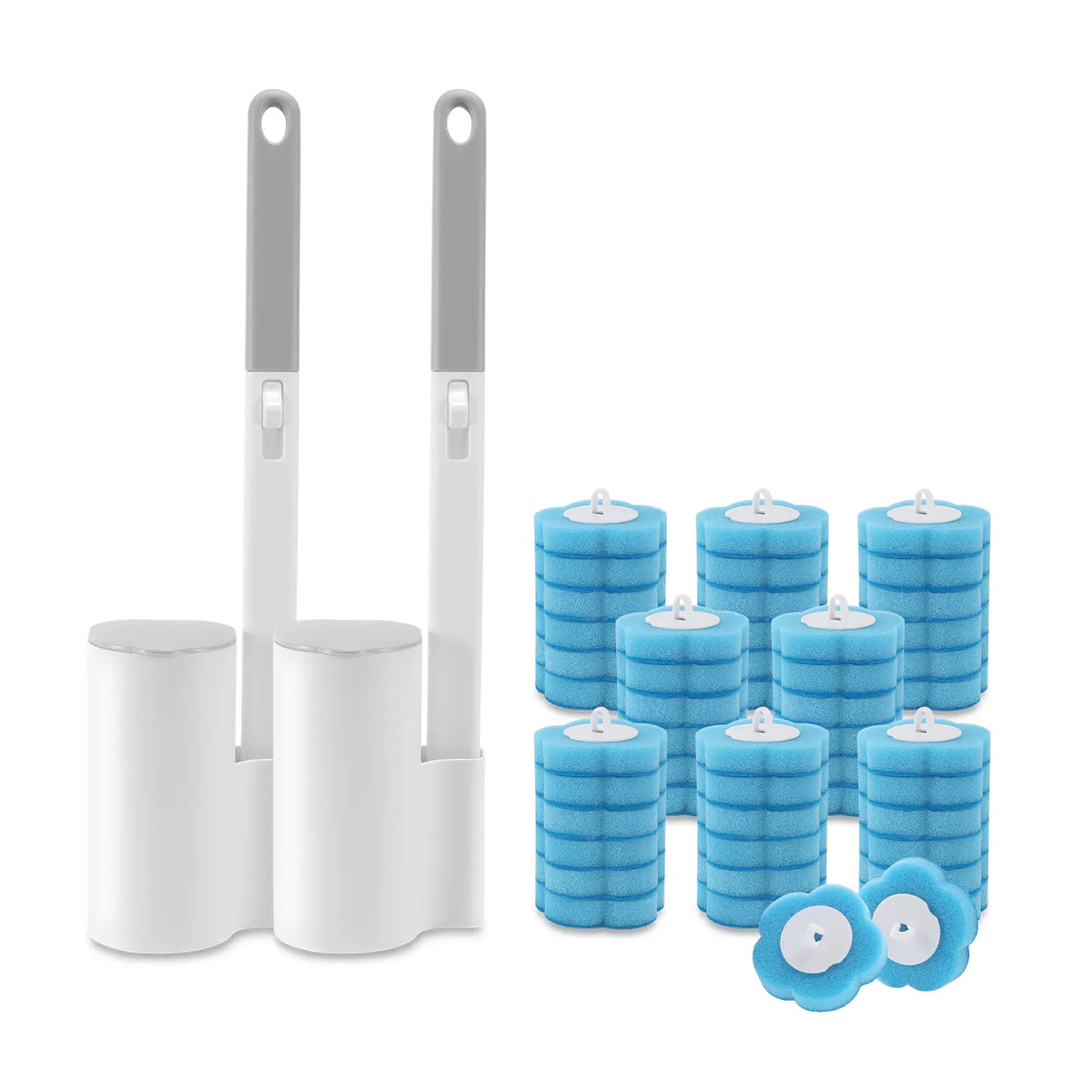 Disposable Toilet Brush Set